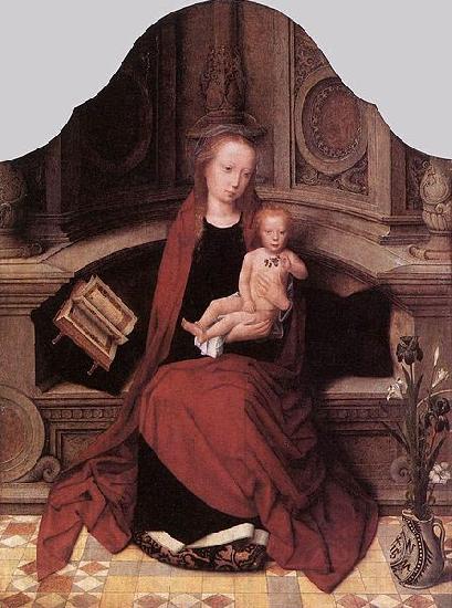 Adriaen Isenbrant Virgin and Child Enthroned France oil painting art